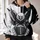 Bald Eagle Clutching Football for Game Day, Tailgates and Everyday Casual Style for Fans All-over Print Hoodie (Lightweight) - 2