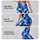 Blue White Tie Dye Shibori for Yoga Pilates and Everyday Studio Style Leggings - 8