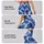 Blue White Tie Dye Shibori for Yoga Pilates and Everyday Studio Style Leggings - 2