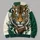 Fierce Tiger Football Emblem for Game Day and Everyday Casual Wear All-over Print Hoodie (Lightweight) - 5