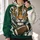 Fierce Tiger Football Emblem for Game Day and Everyday Casual Wear All-over Print Hoodie (Lightweight) - 2