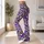 Purple Butterfly and Leopard Spots for Yoga, Pilates and Everyday Style Leggings - 11