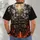 Gothic Inferno Stairway And Cathedral Scene For Bold Everyday Alternative Style Wear All-over Print Unisex T-shirt - 6