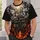 Gothic Inferno Stairway And Cathedral Scene For Bold Everyday Alternative Style Wear All-over Print Unisex T-shirt - 5