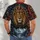 Crowned Lion Scripture Revelation 5:5 for Faithful Winter Gatherings and Holiday Events All-over Print Unisex T-shirt - 6