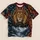 Crowned Lion Scripture Revelation 5:5 for Faithful Winter Gatherings and Holiday Events All-over Print Unisex T-shirt - 1