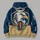 Eagle Football Shield Emblem for Game Day, Commutes, and Everyday Casual Wear All-over Print Hoodie (Lightweight) - 5