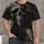 Distressed Skull and Stitched Patchwork for Halloween Nightmares and Gothic Style Fans All-over Print Unisex T-shirt - 4