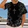 Gothic Silver Cross and Baroque Scrollwork for Dark Everyday and Evening Style All-over Print Unisex T-shirt - 2