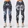 Blue White Floral Botanicals for Yoga Pilates and Everyday Activewear Leggings - 3