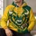 Golden Bison and Football for Game Day Spirit, Tailgating, and Casual Wear Fans All-over Print Hoodie (Lightweight) - 6