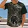 Creekside Bear and Forest Wilderness Scene for Hiking and Outdoor Adventures All-over Print Unisex T-shirt - 2