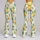 Golden Pineapple Tropical Fruit for Yoga Pilates and Sunny Everyday Adventures Leggings - 9