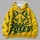 Golden Fox Head and Football Spirit for Autumn Game Days and Everyday Fan Style All-over Print Hoodie (Lightweight) - 4