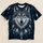Wolf Portrait And Celestial Feathers For Bohemian Outdoor Adventures And Everyday Wear All-over Print Unisex T-shirt - 1