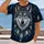Wolf Portrait And Celestial Feathers For Bohemian Outdoor Adventures And Everyday Wear All-over Print Unisex T-shirt - 2