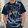 Storm Wolf Pair Under Lightning, A Moody Choice For Everyday Outdoor Adventures All-over Print Unisex T-shirt - 5