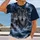 Storm Wolf Pair Under Lightning, A Moody Choice For Everyday Outdoor Adventures All-over Print Unisex T-shirt - 2