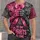 Pink Ribbon Fists Breast Cancer Support Awareness Gift For Survivors And Caregivers All-over Print Unisex T-shirt - 4