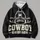 Cowboy Hat and Football Laces for Game Day, Tailgates, and Western Weekend Wear All-over Print Hoodie (Lightweight) - 4