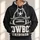 Cowboy Hat and Football Laces for Game Day, Tailgates, and Western Weekend Wear All-over Print Hoodie (Lightweight) - 1