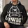 Cowboy Hat and Football Laces for Game Day, Tailgates, and Western Weekend Wear All-over Print Hoodie (Lightweight) - 6