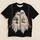 Two White Ghosts on a Swing for Halloween Parties and Spooky Autumn Night Celebrations All-over Print Unisex T-shirt - 1