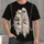 Two White Ghosts on a Swing for Halloween Parties and Spooky Autumn Night Celebrations All-over Print Unisex T-shirt - 4