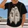 Two White Ghosts on a Swing for Halloween Parties and Spooky Autumn Night Celebrations All-over Print Unisex T-shirt - 2