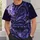 Violet Dragon Beneath a Shattered Moon for Fantasy Nights and Relaxed Everyday Wear All-over Print Unisex T-shirt - 5