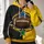 Football Eye With Red Blue Green Stars for Game Day and Casual Weekends All-over Print Hoodie (Lightweight) - 2