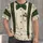 Vintage Shamrock Bow Tie and Green Suspenders for Irish St. Patrick's Day Festivities All-over Print Unisex T-shirt - 4