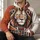 Lion Shield Football Crest for Game Day, Tailgating and Weekend Casual Wear All-over Print Hoodie (Lightweight) - 6