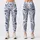 Blue White Paisley Motifs for Yoga, Pilates and Everyday Outings Leggings - 3
