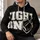 Bold Football Shield and FIGHT ON Message for Game Day, Tailgates and Everyday Fans All-over Print Hoodie (Lightweight) - 6