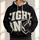 Bold Football Shield and FIGHT ON Message for Game Day, Tailgates and Everyday Fans All-over Print Hoodie (Lightweight) - 1
