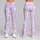 Lavender Heart Motifs for Yoga Pilates and Everyday Activewear Leggings - 9