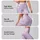 Lavender Heart Motifs for Yoga Pilates and Everyday Activewear Leggings - 2