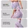 Lavender Heart Motifs for Yoga Pilates and Everyday Activewear Leggings - 8
