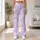 Lavender Heart Motifs for Yoga Pilates and Everyday Activewear Leggings - 11