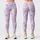 Lavender Heart Motifs for Yoga Pilates and Everyday Activewear Leggings - 1