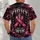 Pink Ribbon Football Victory Emblem for Breast Cancer Awareness Game Day Support All-over Print Unisex T-shirt - 6