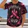 Pink Ribbon Football Victory Emblem for Breast Cancer Awareness Game Day Support All-over Print Unisex T-shirt - 2