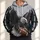Fierce Eagle Clutching Football for Game Day, Tailgates and Everyday Wear for Men All-over Print Hoodie (Lightweight) - 1