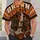 Brown Hustle Hound Football Spirit for Halloween, Game Day and Dog Lover Gifts All-over Print Unisex T-shirt - 5
