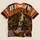 Brown Hustle Hound Football Spirit for Halloween, Game Day and Dog Lover Gifts All-over Print Unisex T-shirt - 1