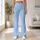 Sky Blue and White Polka Dots for Yoga, Pilates, Travel and Everyday Casual Wear Style Leggings - 11