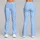 Sky Blue and White Polka Dots for Yoga, Pilates, Travel and Everyday Casual Wear Style Leggings - 9