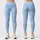 Sky Blue and White Polka Dots for Yoga, Pilates, Travel and Everyday Casual Wear Style Leggings - 3