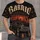 Classic Lowrider Coupe at Sunset for Cruising, Car Meets and Everyday Streetwear All-over Print Unisex T-shirt - 4